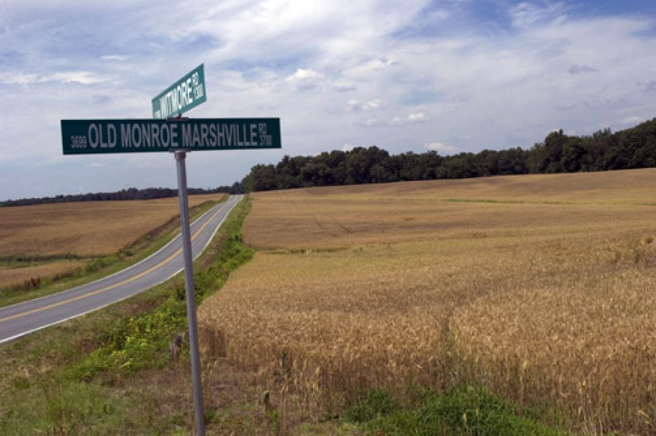 Rural landscape in eastern Union County. 