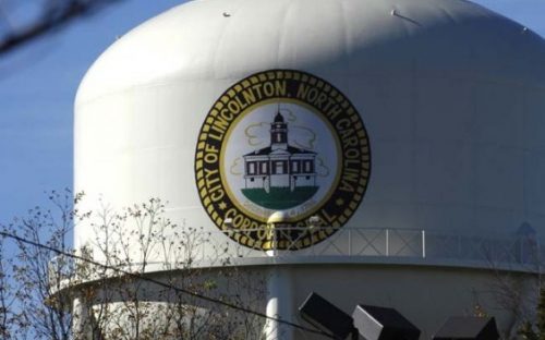 The city of Lincolnton in Lincoln County displays the city seal.