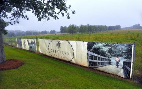 City Park in Charlotte (site of the former Charlotte Coliseum southwest of uptown)