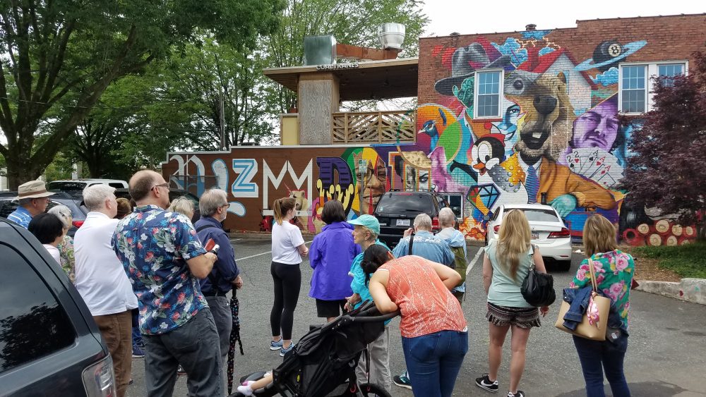 A mural in the Plaza Midwood neighborhood. Photo: Angelique Gaines.