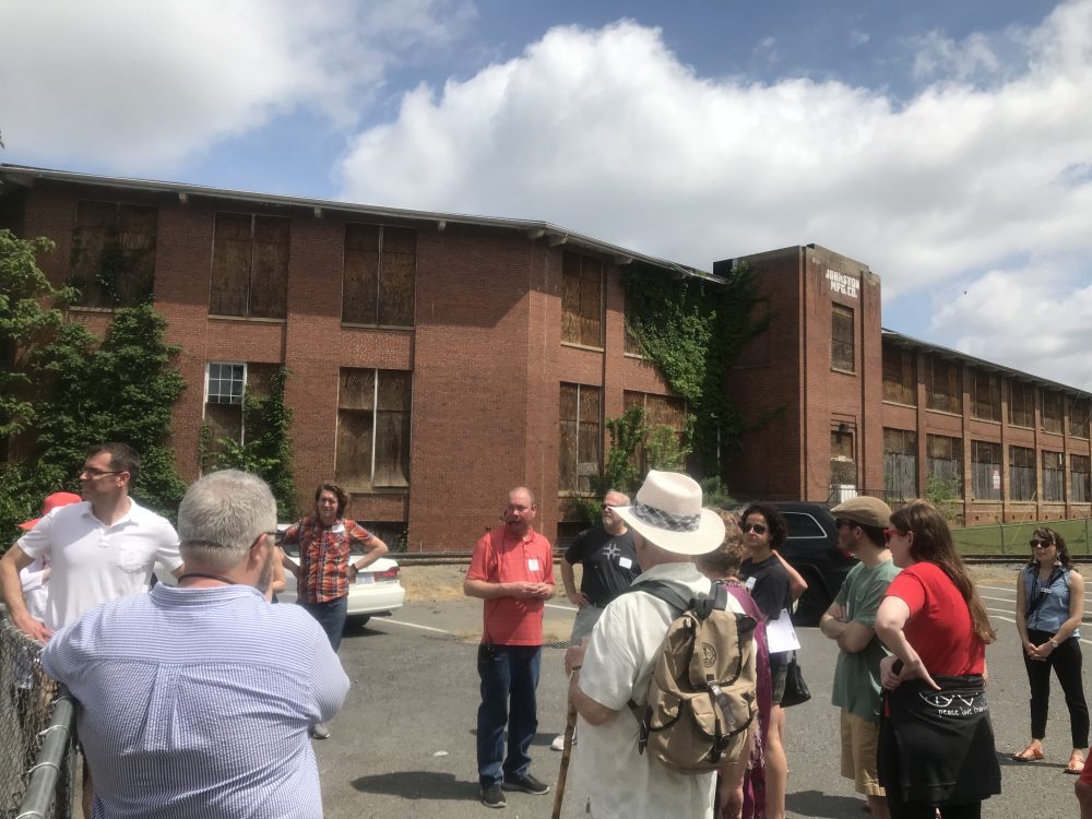A mill in Charlotte that's planned for redevelopment, one of many that are being repurposed in the wake of the textile industry. Photo: Laura Simmons.