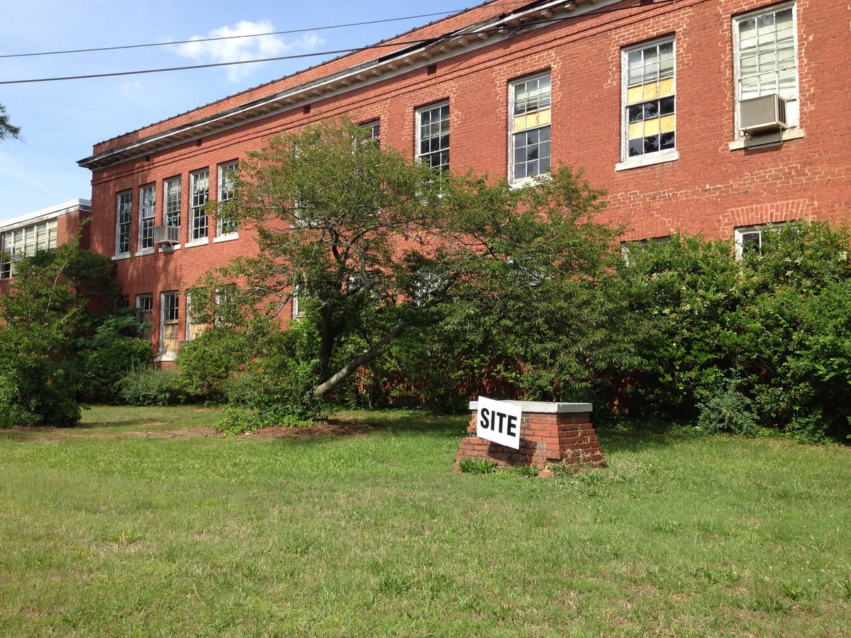 Albemarle plans to renovate this former downtown elementary school into senior apartments. (Photo: Chuck McShane)