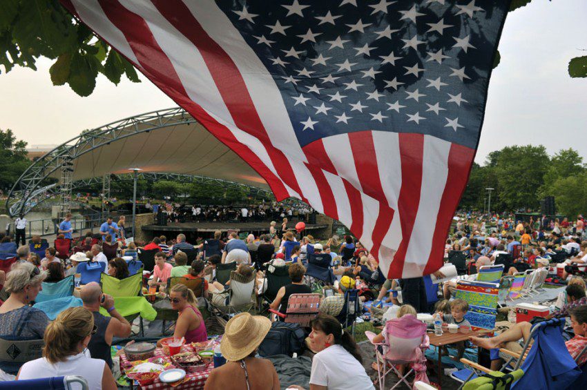 A Charlotte tradition: Celebrating Independence Day with the Charlotte Pops in Symphony Park.