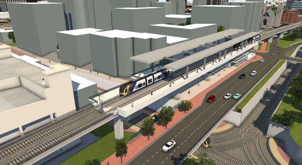 Transit Time: City Council committee backs light rail route around ...