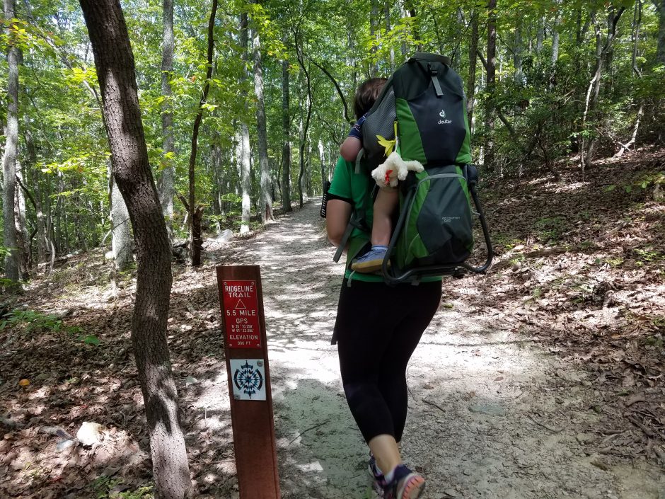 The Ridgeline Trail at Crowders Mountain State Park is part of the Carolina Thread Trail, and connects to Kings Mountain State Park in South Carolina. Photo: Ely Portillo