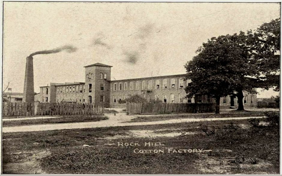 The 1881 Ostrow Textile Mill was South Carolina's first steam-driven mill, and Rock Hill's first mill. Image: City of Rock Hill
